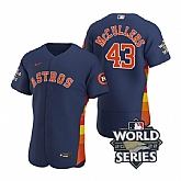 Astros 43 Lance Mccullers Navy Nike 2022 World Series Flexbase Jersey,baseball caps,new era cap wholesale,wholesale hats